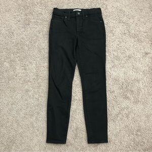 Madewell Jeans Women Size 28 Black 9” High Rise Skinny